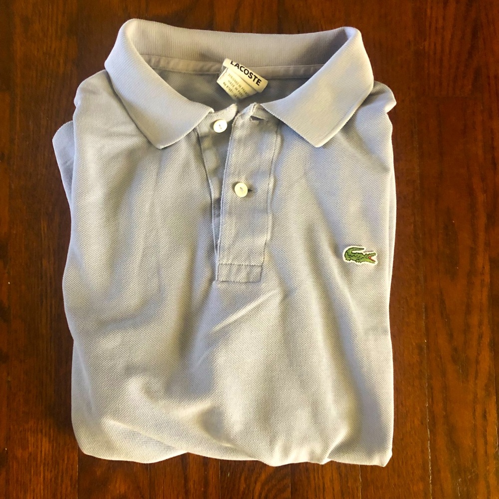 Lacoste Polo - Great Condition - Blueish Gray Color